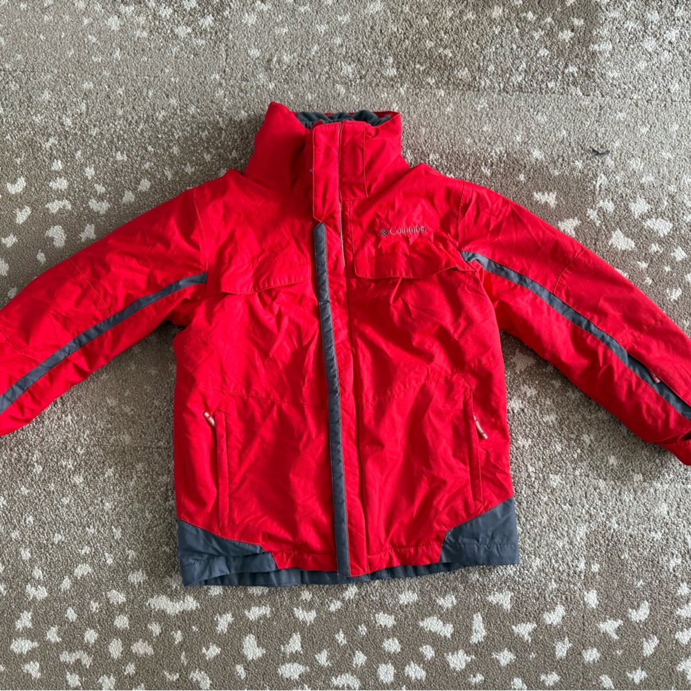 Kids small Red and Gray Jacket